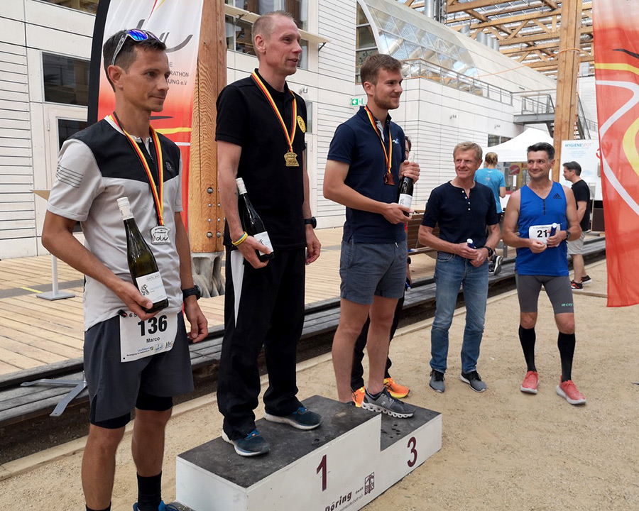 Deutsche Meisterschaft im 6-Stunden-Lauf - Männerpodest